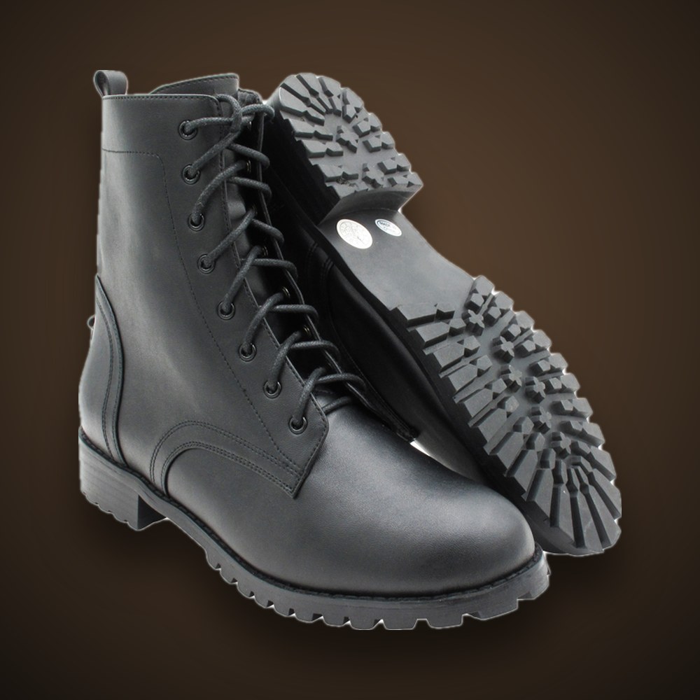 Dennis PaSamba Very Fine LAR002 Combat Dance Boot — sole view, Latin dance shoes from Dennis PaSamba Dance Company in Chicago