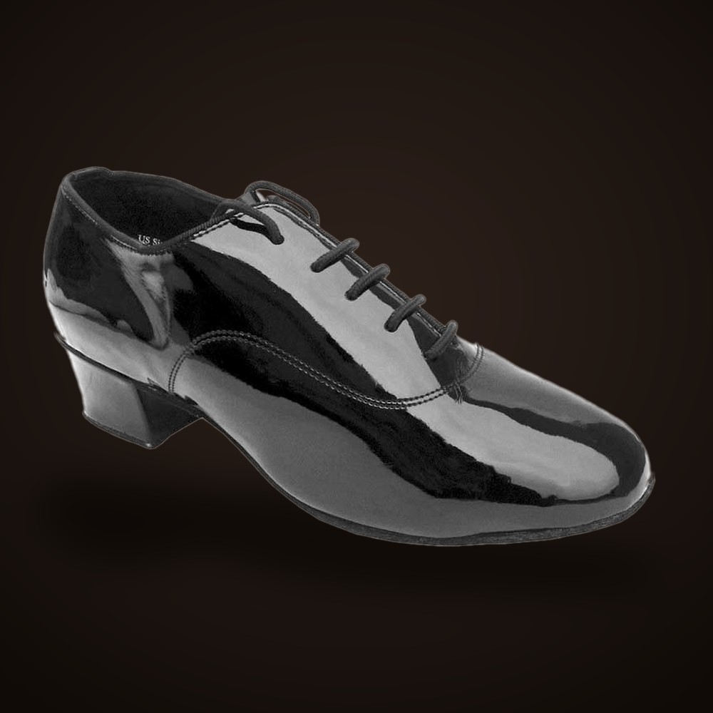 Dennis PaSamba Very Fine 2301 Black Patent, Latin dance shoes from Dennis PaSamba Dance Company in Chicago