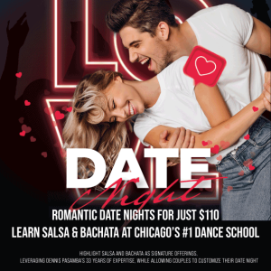 Chicago date night dance lessons at PaSamba studio