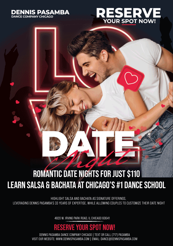 Chicago date night dance lessons at PaSamba studio